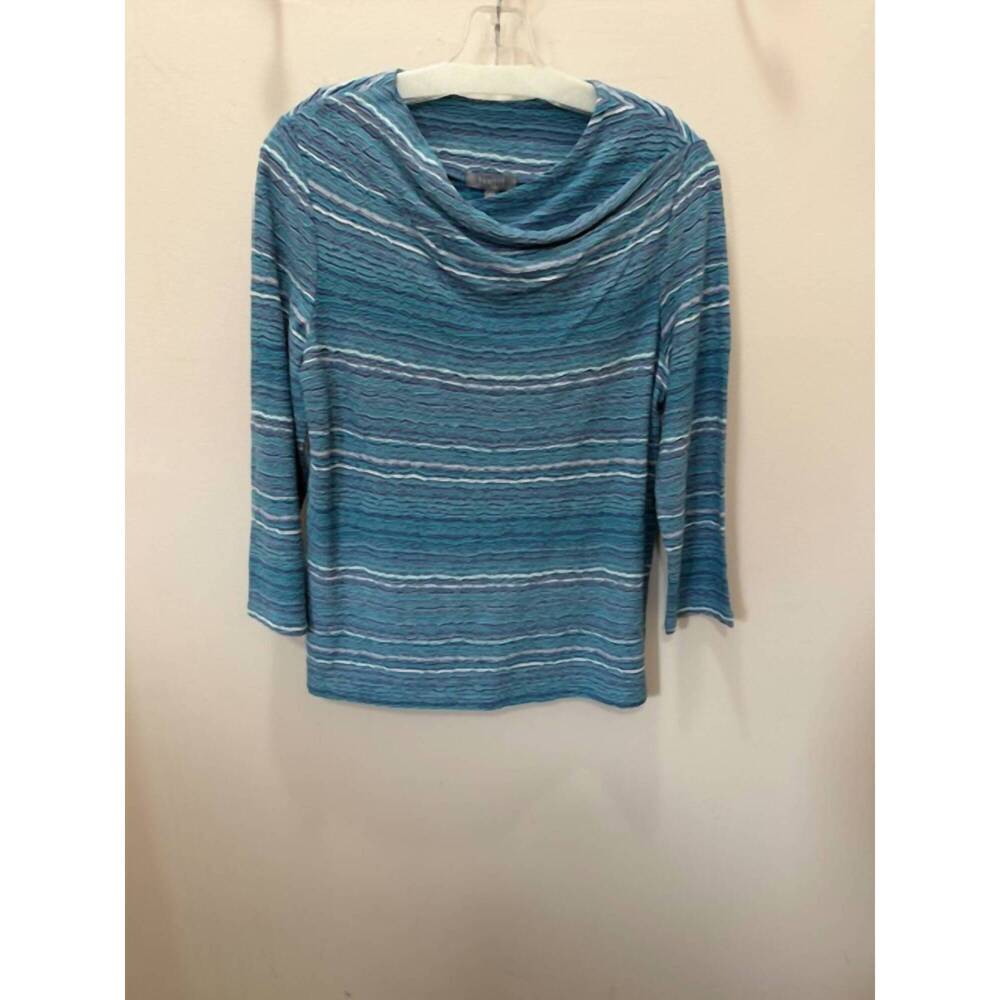 NEW HABITAT women's beach waves cross over top in aqua